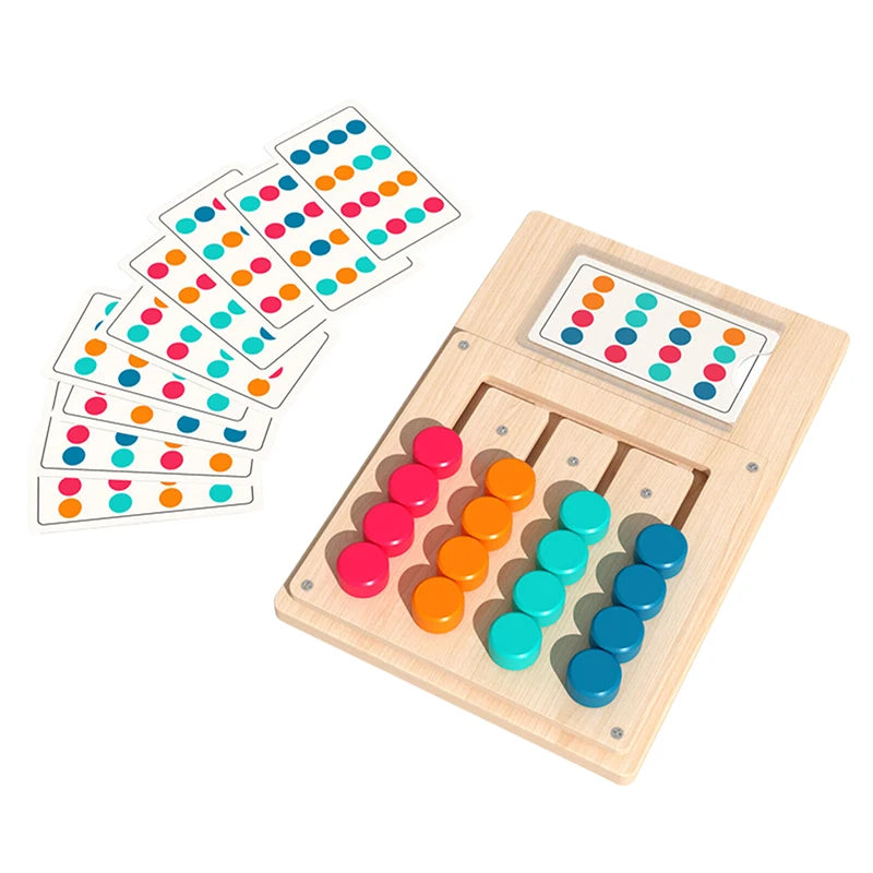 Brinquedos de quebra-cabeça de correspondência de cores, jogo de provocadores de cérebro montessori para crianças de 3, 4, 5, 6, 7 anos, brinquedos de viagem de estrada para meninos e meninas