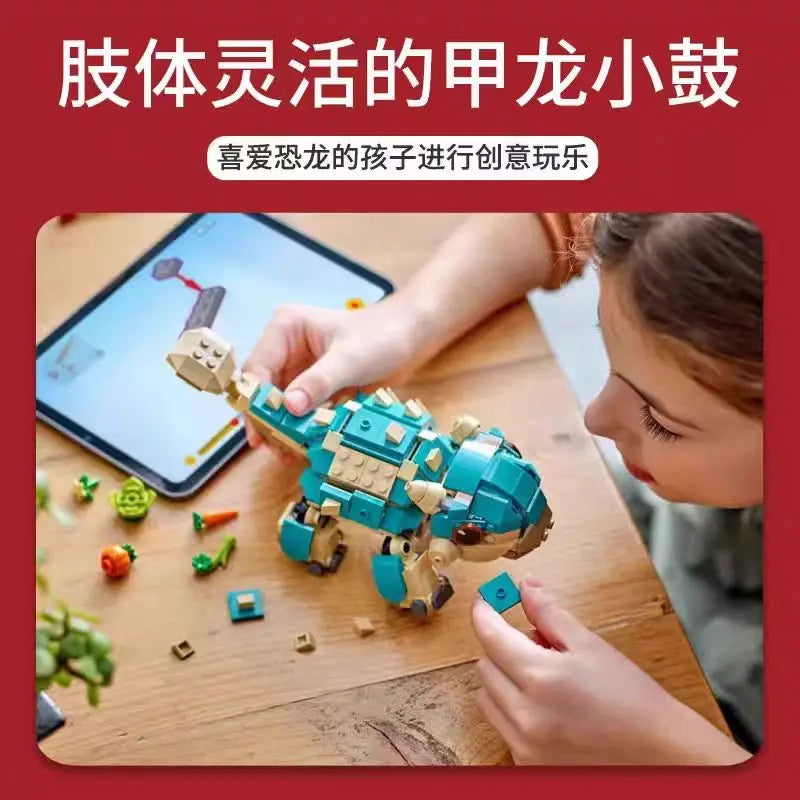 Kit de Construção Dinossauro Jurassic – Ankylosaurus 358 Peças