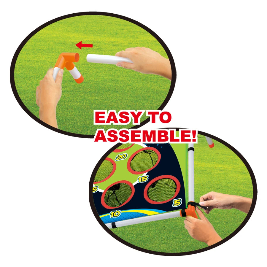 Cornhole portátil jogando círculo virola placa conjunto fácil montar diversão crianças interativo adultos ao ar livre quintal jogar jogo brinquedo