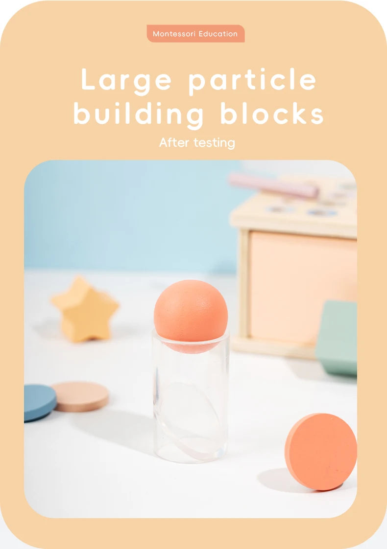 Cor de madeira forma classificação brinquedos gaveta caixa ocupado jogo correspondência motor fino brinquedos sensoriais montessori aprendizagem para presentes do bebê