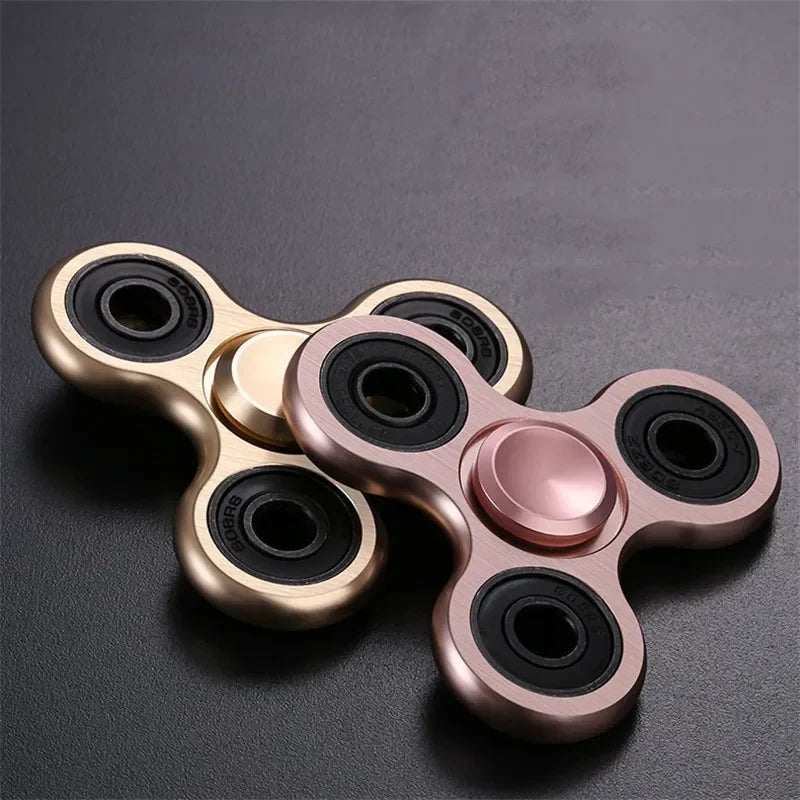 Spinner Metálico Premium Antiestresse – Liga de Alumínio, Rolamento Silencioso R188