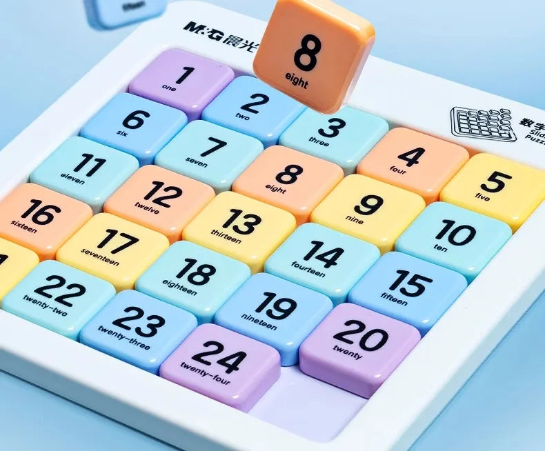 M & g bloco deslizante magnético quebra-cabeça nove palácio grade sudoku três slide quebra-cabeça escola primária brinquedos educativos das crianças