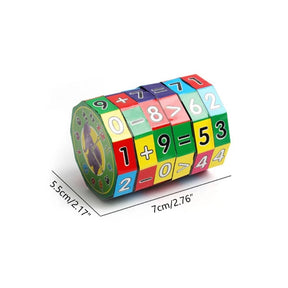 Montessori Magic Cube Math Toy Aprendizagem Puzzle Matemática Operação Early Learning Toy Ensino Aid para Pré-escolar Criança