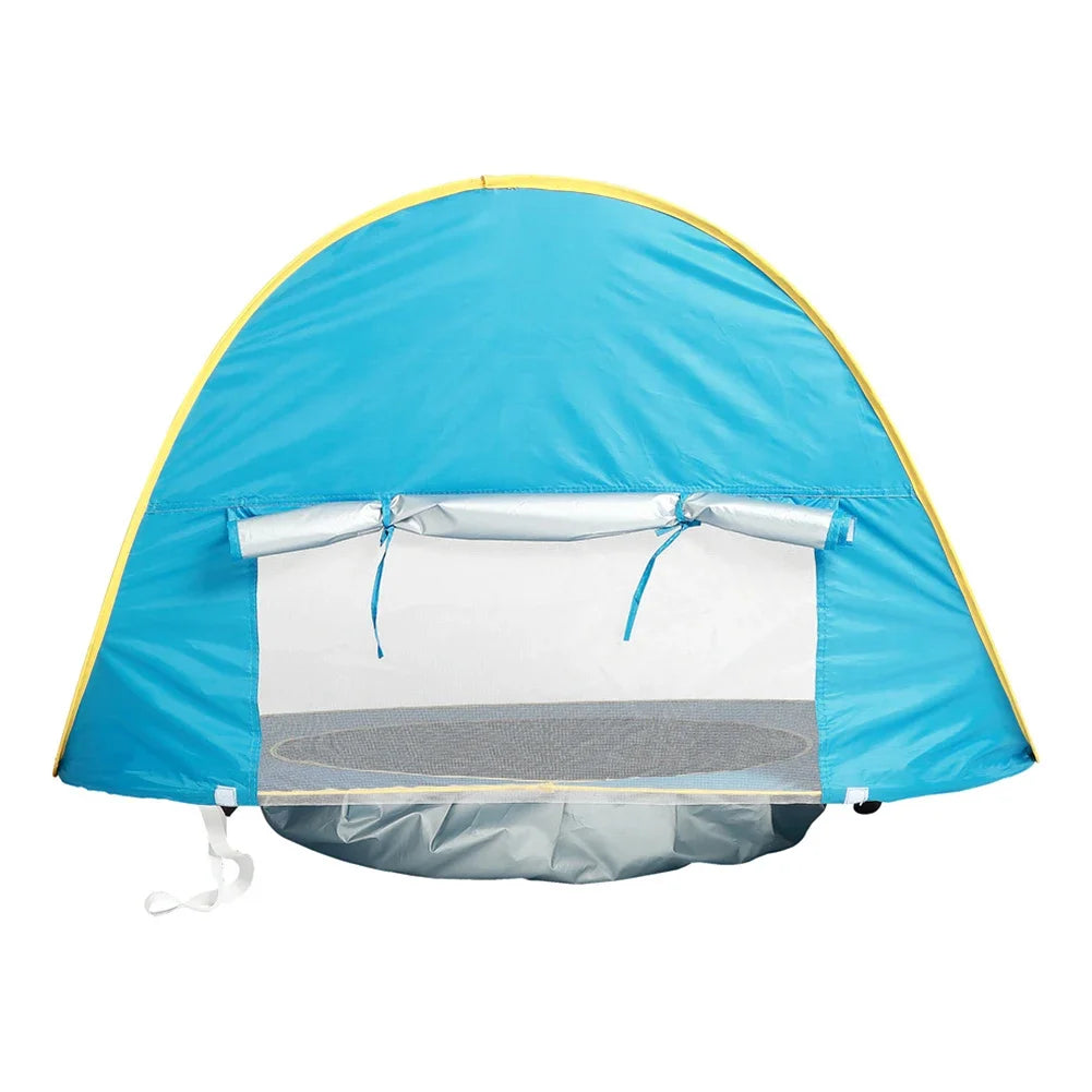 Barraca de praia para bebês, sombra portátil, piscina, proteção uv, abrigo solar para crianças, brinquedos ao ar livre, piscina, casa de brincar, brinquedos