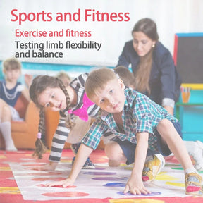 Torça Move Mat Board Game para a Família, Funny Party Fun Board Games para Kid