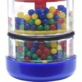 1pc brinquedo musical rainmaker, vara de chuva sino mão agitando brinquedo montessori sensorial brinquedo educacional instrumento do bebê brinquedo
