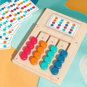Brinquedos de quebra-cabeça de correspondência de cores, jogo de provocadores de cérebro montessori para crianças de 3, 4, 5, 6, 7 anos, brinquedos de viagem de estrada para meninos e meninas