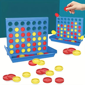 O clássico jogo Game Of Connect 4 para 2 jogadores; Connect 4 Grid Obtenha 4 em uma fila Jogo para crianças de 6 anos ou mais Jogos de quintal para