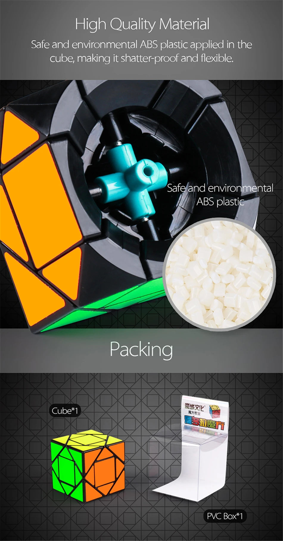 [Picube] MoYu Meilong Pandora Cubo Mágico Cubo Mágico Velocidade Profissional Antiestresse Para Adultos Menino Brinquedos de Presente Educacional