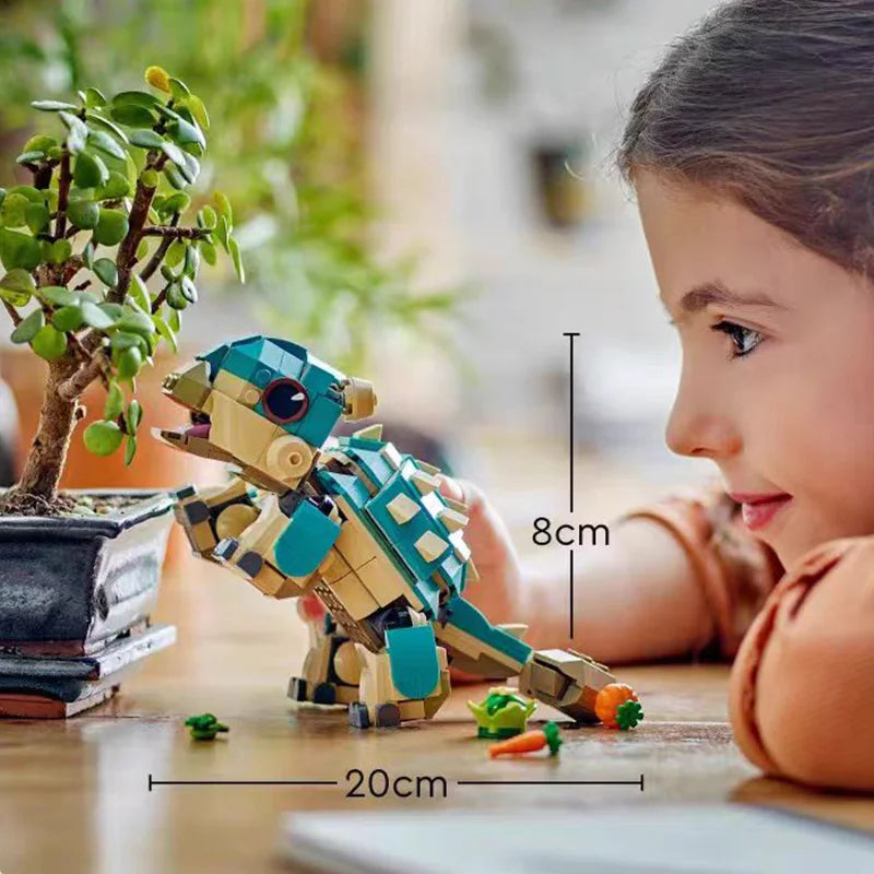 Kit de Construção Dinossauro Jurassic – Ankylosaurus 358 Peças