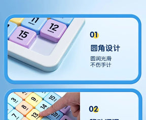 M & g bloco deslizante magnético quebra-cabeça nove palácio grade sudoku três slide quebra-cabeça escola primária brinquedos educativos das crianças