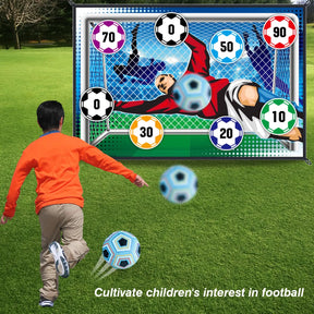 150cm conjunto de tapete de jogo de futebol ao ar livre indoor brinquedos de futebol multiplayer jogos de futebol competitivos crianças treinamento de futebol presentes do menino