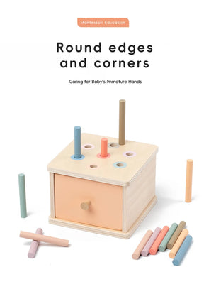 Cor de madeira forma classificação brinquedos gaveta caixa ocupado jogo correspondência motor fino brinquedos sensoriais montessori aprendizagem para presentes do bebê