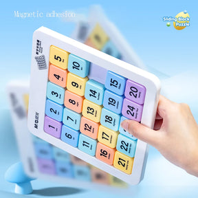 M & g bloco deslizante magnético quebra-cabeça nove palácio grade sudoku três slide quebra-cabeça escola primária brinquedos educativos das crianças
