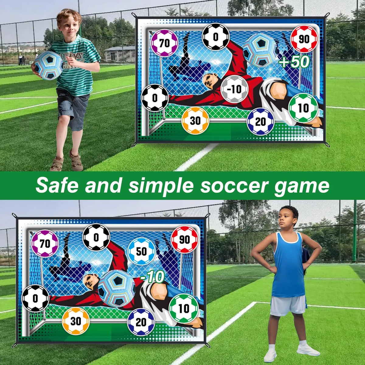 150cm conjunto de tapete de jogo de futebol ao ar livre indoor brinquedos de futebol multiplayer jogos de futebol competitivos crianças treinamento de futebol presentes do menino