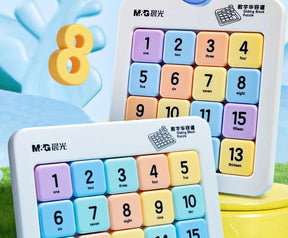 M & g bloco deslizante magnético quebra-cabeça nove palácio grade sudoku três slide quebra-cabeça escola primária brinquedos educativos das crianças