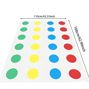 Torça Move Mat Board Game para a Família, Funny Party Fun Board Games para Kid