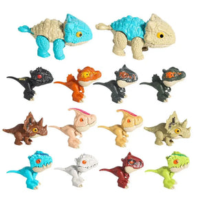 Dinossauros de Dedo – Mini Figuras Jurassic Interativas e Colecionáveis