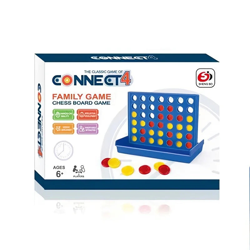 O clássico jogo Game Of Connect 4 para 2 jogadores; Connect 4 Grid Obtenha 4 em uma fila Jogo para crianças de 6 anos ou mais Jogos de quintal para