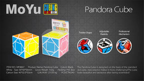 [Picube] MoYu Meilong Pandora Cubo Mágico Cubo Mágico Velocidade Profissional Antiestresse Para Adultos Menino Brinquedos de Presente Educacional