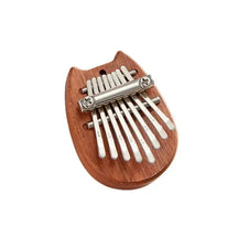 Mini Kalimba De Madeira Dedo Polegar Piano, Presente Pingente Requintado, Bom Acessório Musical, 8 Chaves, Alta Qualidade