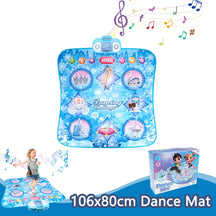 Tapete de dança eletrônico infantil, 106x80cm, cobertor de dança, modo de jogadores duplos com 9 níveis, cobertor musical para chão infantil, brinquedos educativos