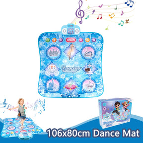 Tapete de dança eletrônico infantil, 106x80cm, cobertor de dança, modo de jogadores duplos com 9 níveis, cobertor musical para chão infantil, brinquedos educativos