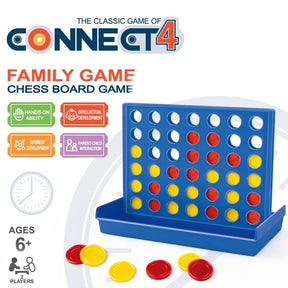 O clássico jogo Game Of Connect 4 para 2 jogadores; Connect 4 Grid Obtenha 4 em uma fila Jogo para crianças de 6 anos ou mais Jogos de quintal para