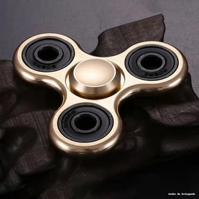 Spinner Metálico Premium Antiestresse – Liga de Alumínio, Rolamento Silencioso R188
