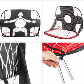 Gol de Futebol Treino Dobrável para Crianças e Adultos