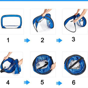 Gol de Futebol Treino Dobrável para Crianças e Adultos